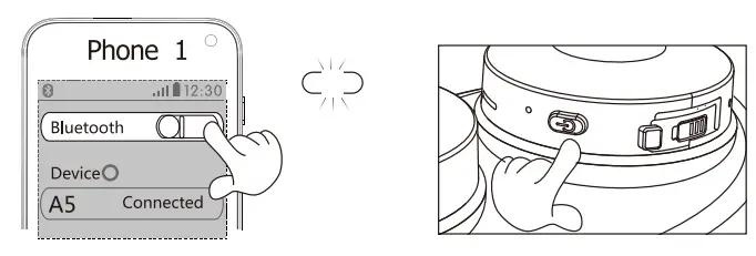 ARIKASEN A5 Wireless Headphone fig 5