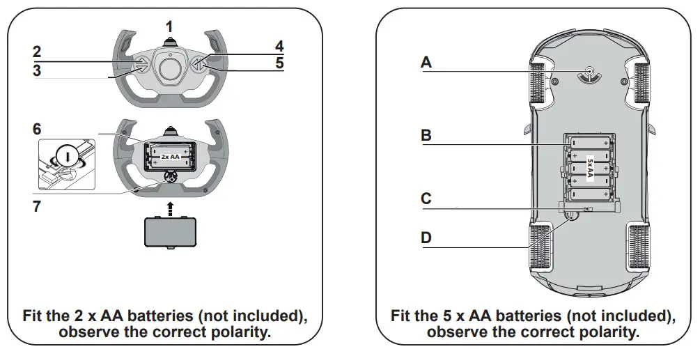 JAMARA 405176 Black Mercedes AMG - figure 1