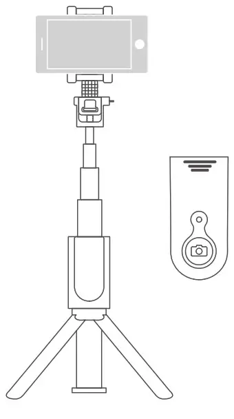 ANKER Selfie Stick with Tripod.3.button remote