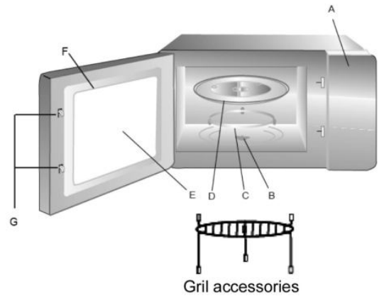 GALLET FMOEGH 259S Microwave Oven 3 in 1 - 2