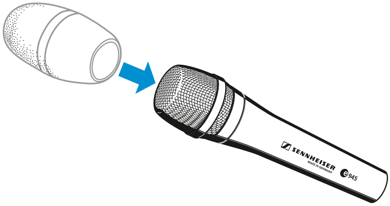 SENNHEISER E 945 Dynamic Vocal Microphone - FIG 4