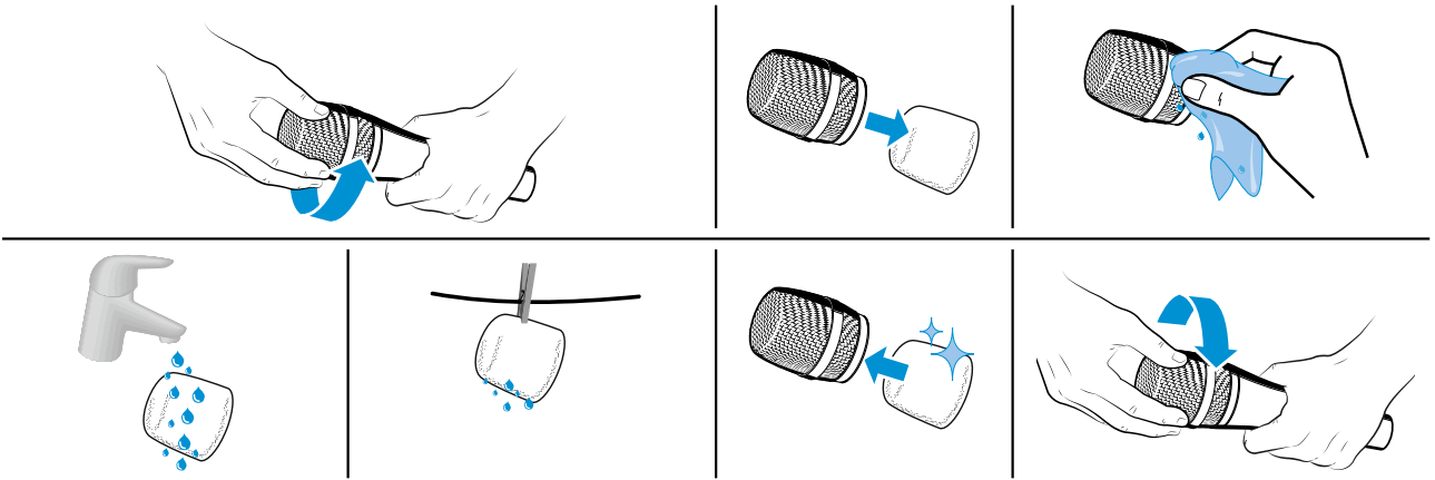 SENNHEISER E 945 Dynamic Vocal Microphone - FIG 8