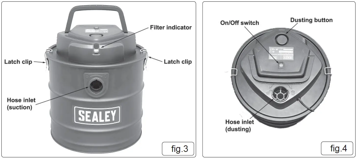 SEALEY-PC200A-20L-3-In-1-Ash-Vacuum-Cleaner-FIG-1