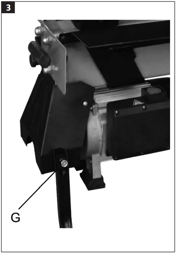 MEEC TOOLS 011545 Electric Log Splitter Stand - fig 3