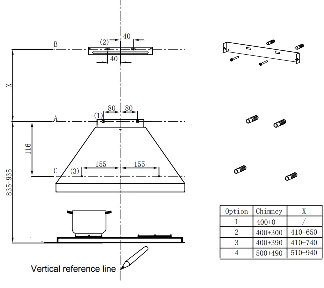 comfee 330194 90cm Canopy Rangehood-fig8