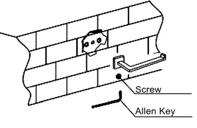FORCLOVER HAT-A7101-BN 4-Piece Bath Hardware Set with Towel Bar-fig6