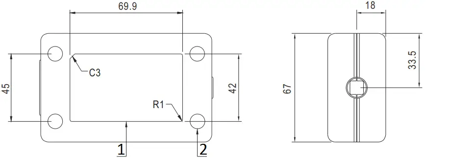 MEAN WELL GC30B 30W Power Adaptor with Charging B3