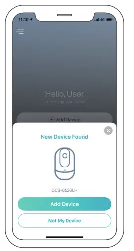 dlink Full HD Pan Tilt Pro Wi-Fi Camera - Add Device,
