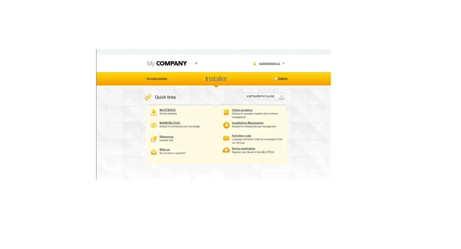 Software S Jablotron Business Partner Software User Guide Software S Jablotron Business Partner Software User Guide