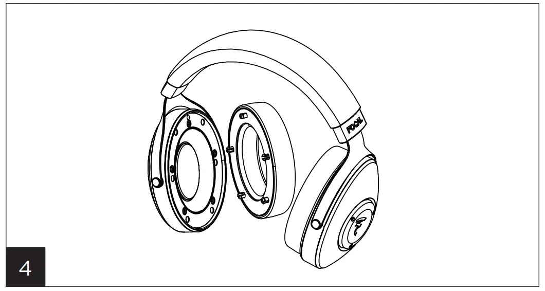 FOCAL 10145819 Clear MG Professional Headphone - Fig2