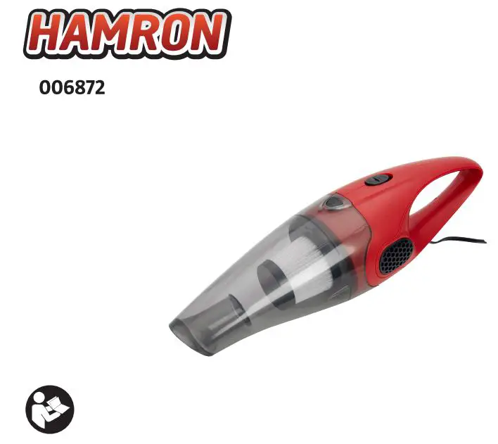 HAMRON 006872 Hand Vacuum Cleaner Instruction Manual