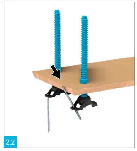 vieser 3317350 Line Anchoring Set - holes