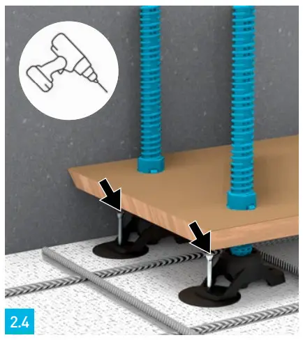 vieser 3317350 Line Anchoring Set - screws
