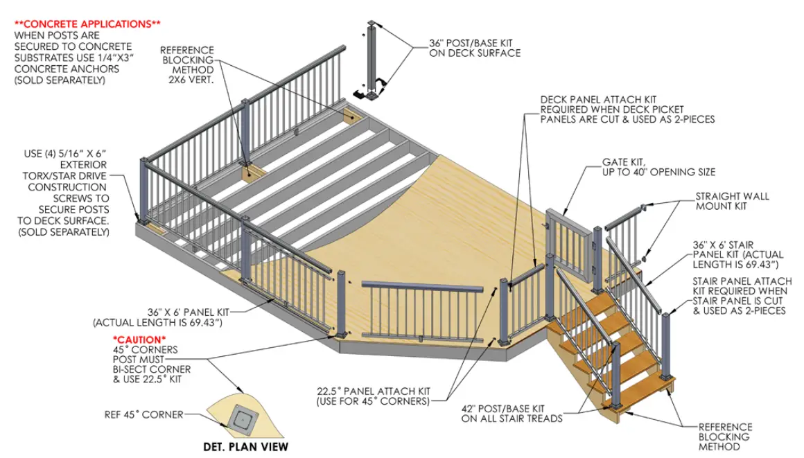 ARIA-RAILING-Aluminum-Picket-Railing-FIG-7