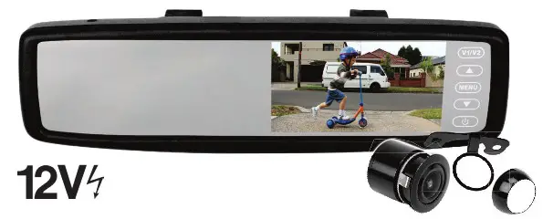 axis JS043K Rearview Mirror MonitorCamera - Cover