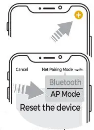 idinio 0140148 Smart Ceiling Light User Guide - Reset the device