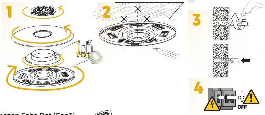 idinio 0140148 Smart Ceiling Light User Guide - installation