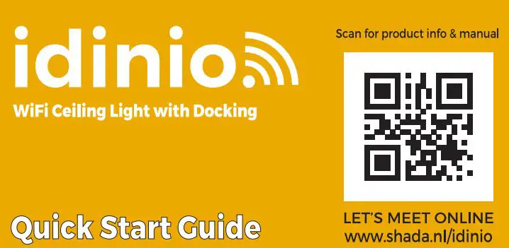 idinio 0140148 Smart Ceiling Light User Guide