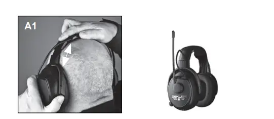 ZEKLER 412R Radio Hearing Protection fig 1