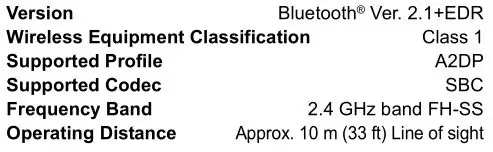 SoundSlayer Speaker System SC-HTB01 - Bluetooth ® SECTION