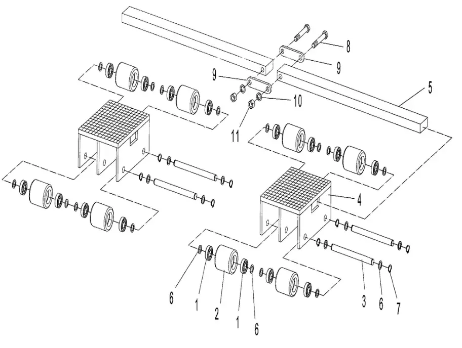 Lifting365 VRS4 Machinery Moving Skate - Spare Parts