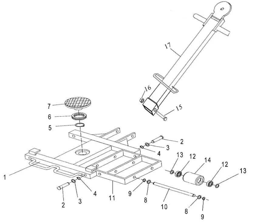 Lifting365 VRS4 Machinery Moving Skate - VMMS16