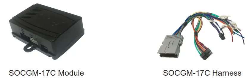 CRUX SOCGM 17C Wiring Interface - cabol