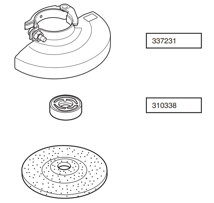 G 13VE Angle Grinder Mounting And Operation