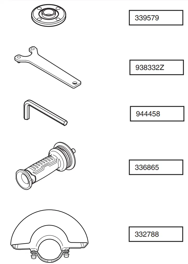 G 13VE Angle Grinder Mounting And Operation