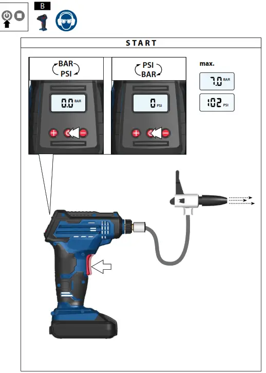 Gude KLS 18-0 Accumulator Air Pump - 6