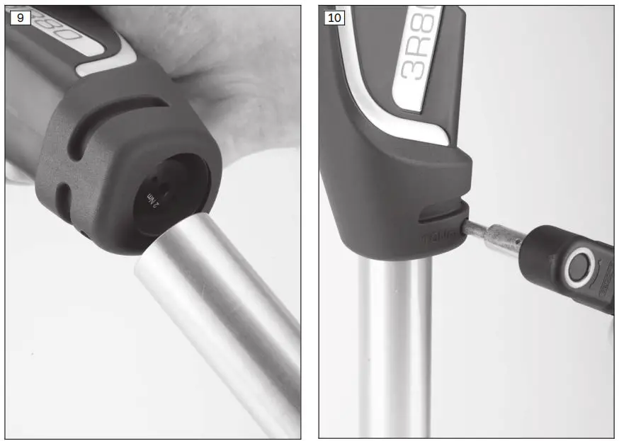ottobock 3R80 Modular Knee Joint Instruction Manual - Fig 9,10