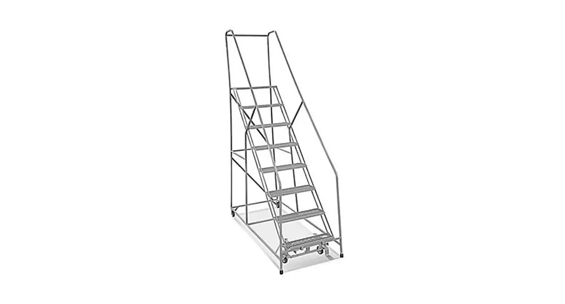 Uline 8-12 Step Rolling Safety Ladders Installation Guide