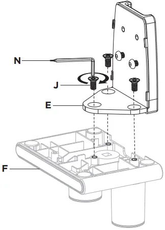 amer mounts HYDRA2A Counterbalance Monitor Arm B01_1