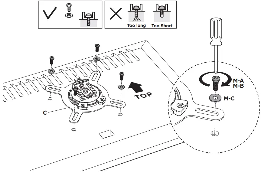 amer mounts HYDRA2A Counterbalance Monitor Arm B03