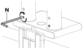 amer mounts HYDRA2A Counterbalance Monitor Arm B07a