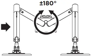 amer mounts HYDRA2A Counterbalance Monitor Arm B07d
