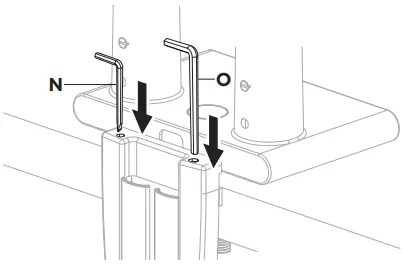 amer mounts HYDRA2A Counterbalance Monitor Arm B08d