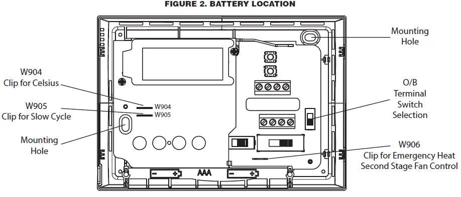 TRANE XR103 Non-Programmable Heat Pump 2