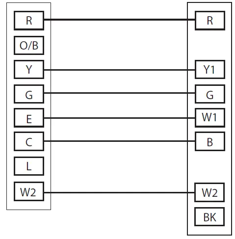 TRANE XR103 Non-Programmable Heat Pump 6