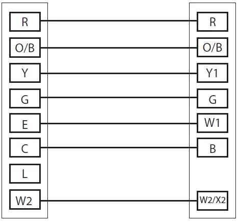 TRANE XR103 Non-Programmable Heat Pump 7