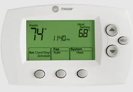 TRANE XR103 Non-Programmable Heat Pump