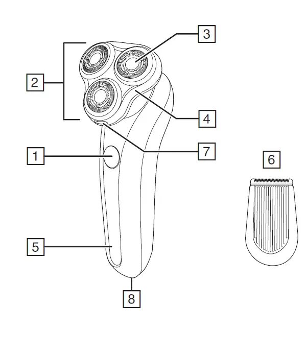 REMINGTON XR1750 X5 Limitless Rotary Shaver 1