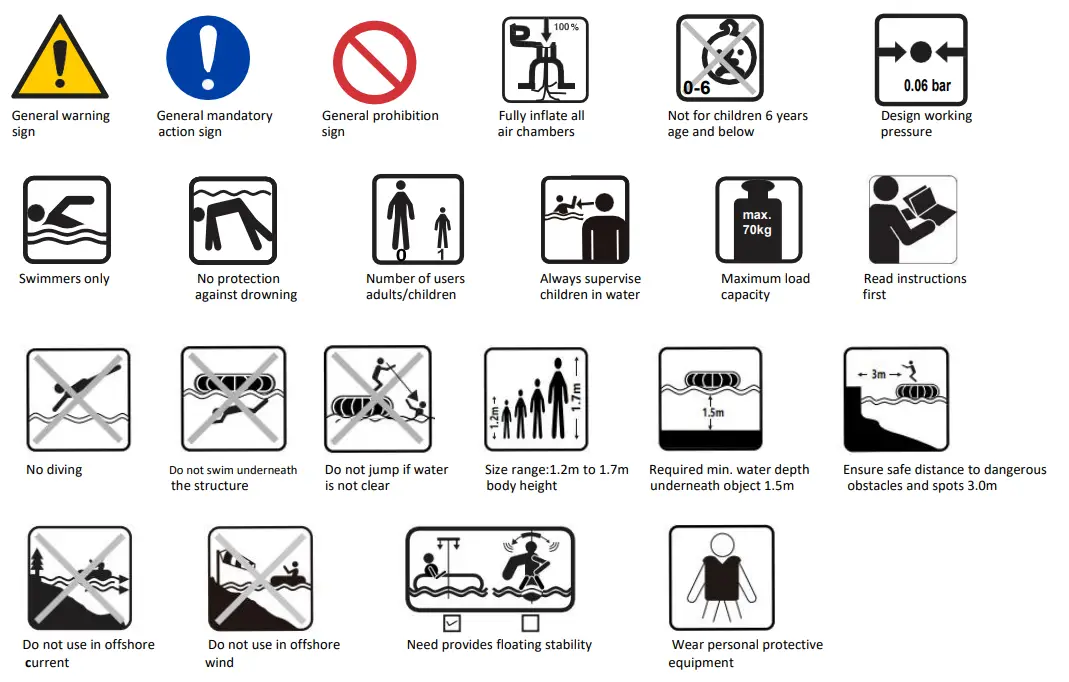 Kmart 43206148 Water Trampoline 8ft BF-