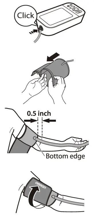 OMRON BP5350 Gold Wireless Upper Arm Blood Pressure Monitor 4