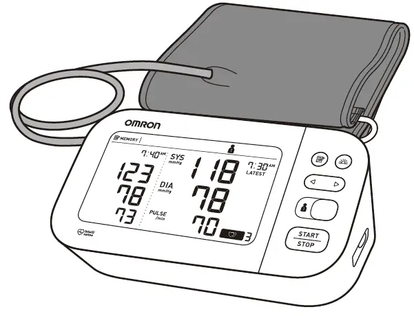 OMRON BP5350 Gold Wireless Upper Arm Blood Pressure Monitor