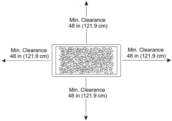 HOME DECORATORS COLLECTION 52537 48 Inch Envirostone Gas Fire Pit - Figure 1