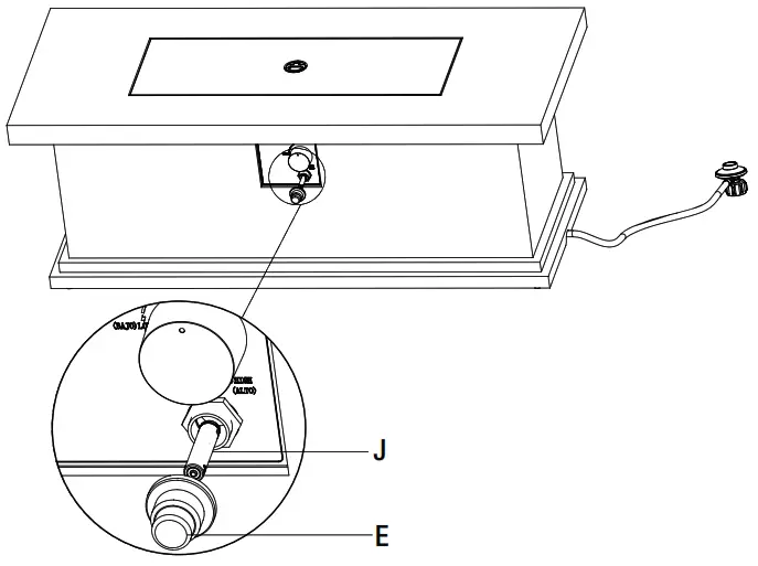 HOME DECORATORS COLLECTION 52537 48 Inch Envirostone Gas Fire Pit - Figure 5