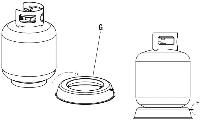 HOME DECORATORS COLLECTION 52537 48 Inch Envirostone Gas Fire Pit - Figure 6