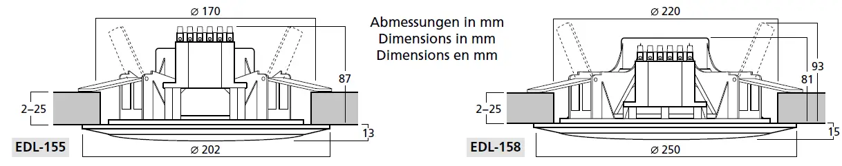 MONACOR-EDL-155-Weatherproof-PA-Ceiling-Speakers-Instruction-fig-1