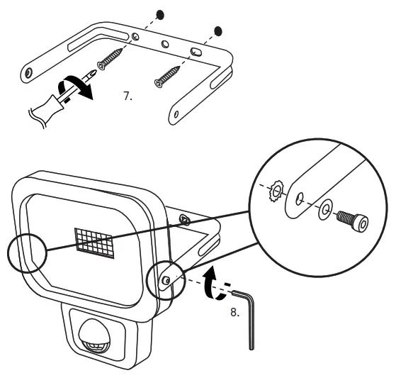 ANSMANN WFL800S Wall Floodlight With Sensor - Figure 3